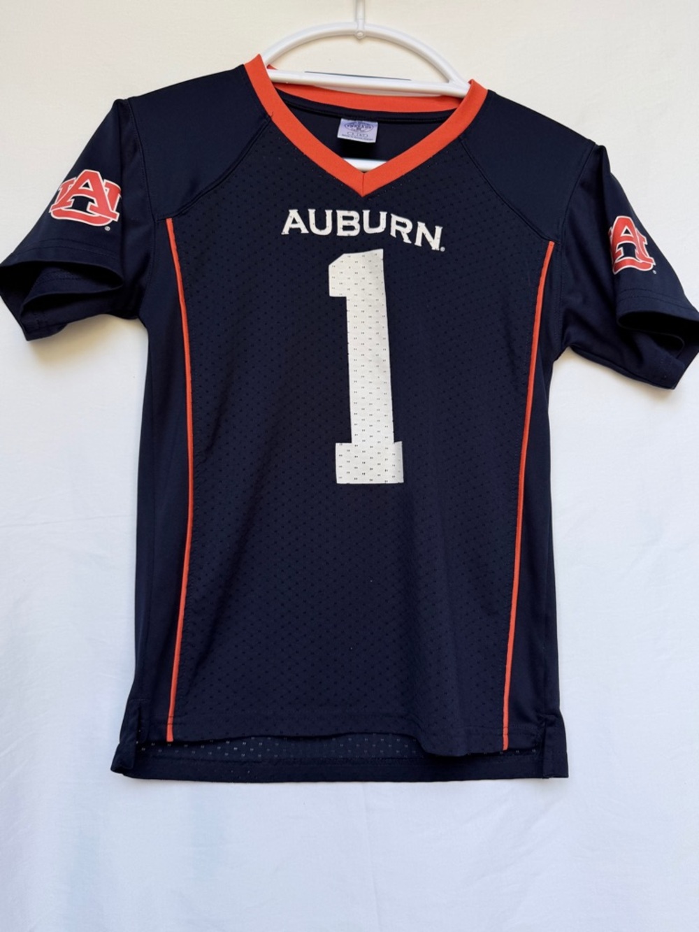 Rivalry Threads Auburn Navy Orange #1 Kids Jersey